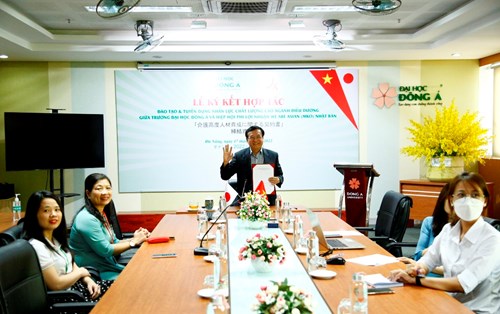 Hợp tác MKO đào tạo và tiếp nhận nhân lực Điều dưỡng ĐH Đông Á làm việc tại Nhật
